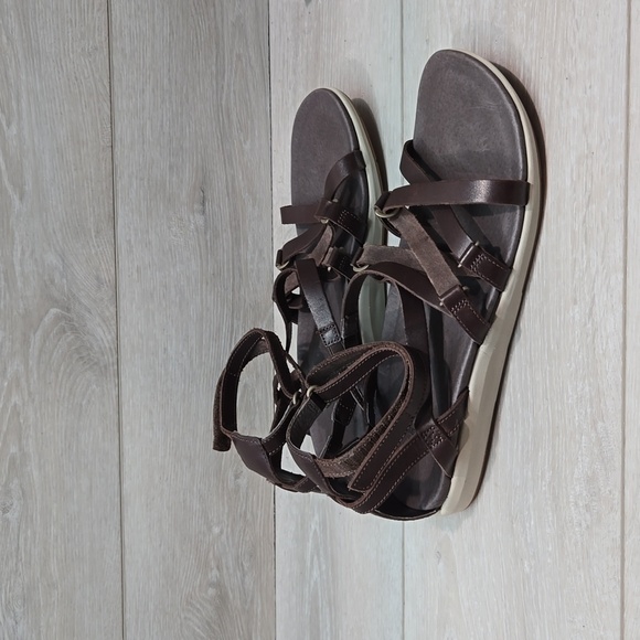 Merrell Women Ankle Leather Strap Sandals shoes sz 9 - Picture 1 of 9